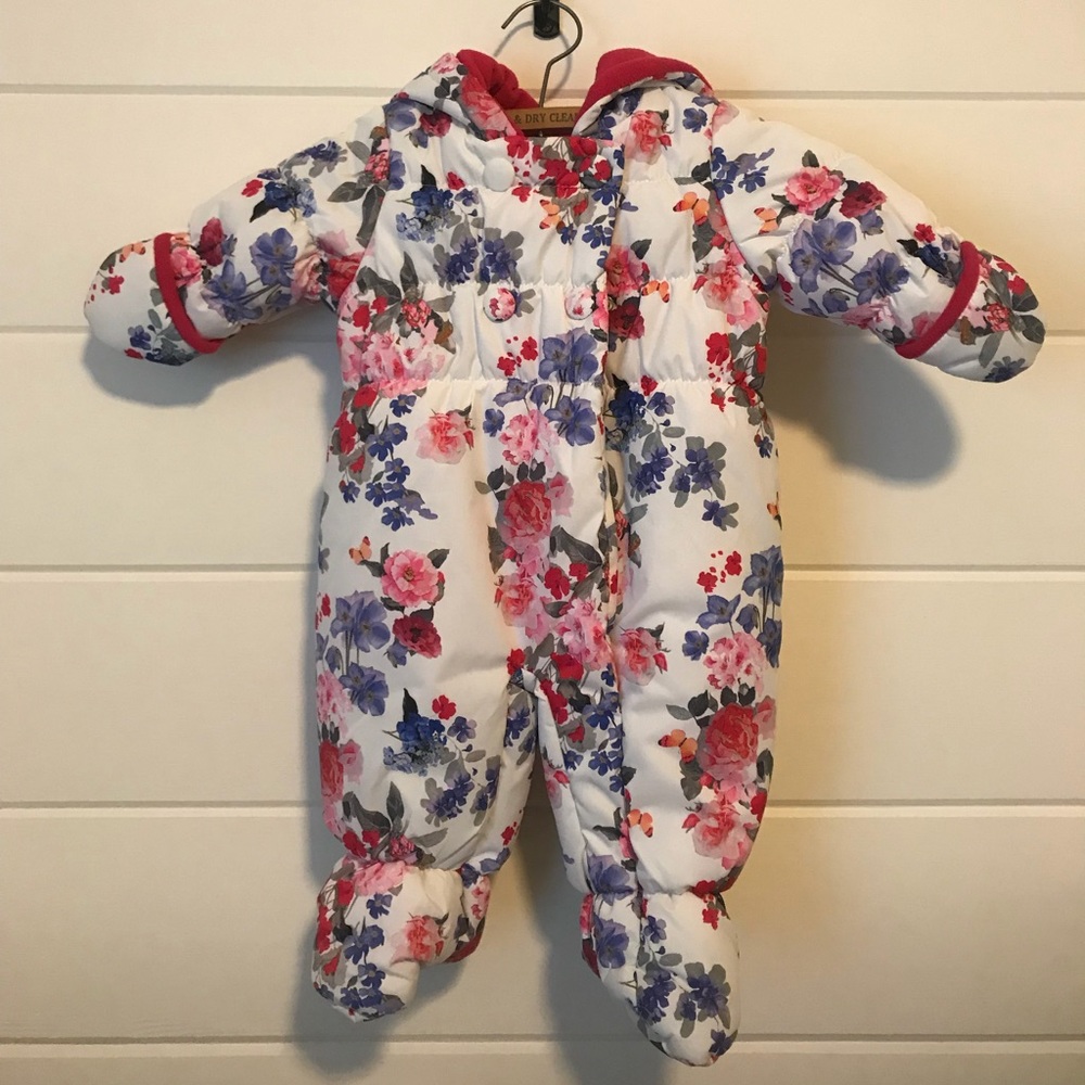 Floral Snowsuit | R88 by S. Rothschild Baby 3-6mo.